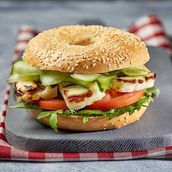 Halloumi Bagel By Salad Bar