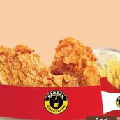 Snack Meal, 2 Pieces Chicken And Fries