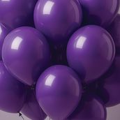 Blue Chrome Balloon