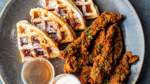 Chicken And Waffle Meal