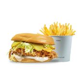 1 Mabooch Chicken Burger & Fries