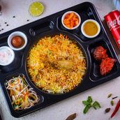 Chicken Biryani with Chicken Tikka and Soft Drink Combo