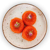 Mini Gloden Cream & Cheese - Orange Kunafa