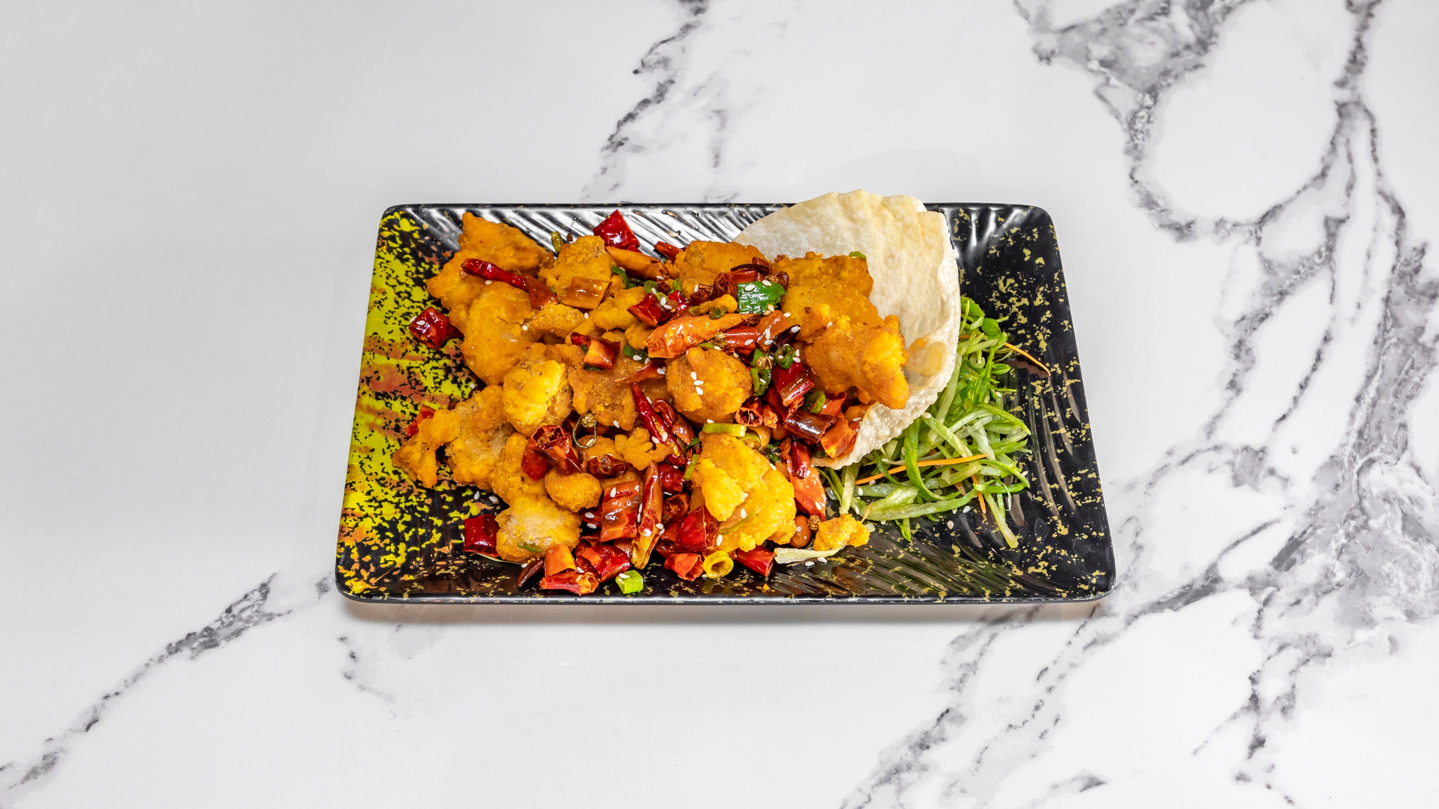 Diced Chicken With Chilli Pepper重庆辣子鸡