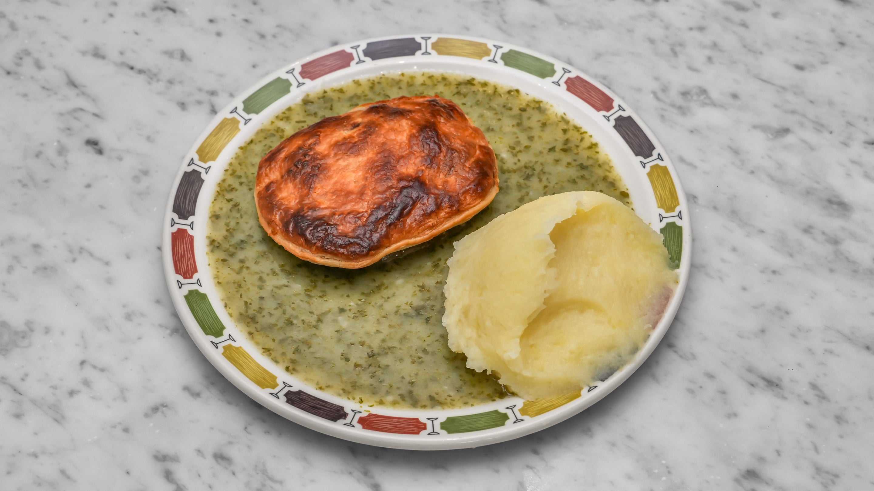 1 Vegan Pie, 1 Mash, and Liquor