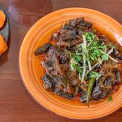 Baamiya (Okra) Plate