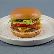 Caramelized Onion Cheeseburger