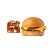 Cheese Burger with Mini Cookie