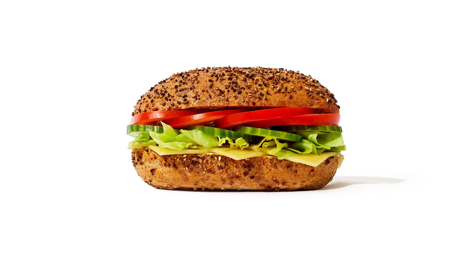 Seeded Artisan Cheese Salad Roll