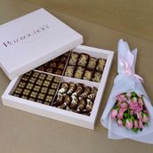 Sweet Coffee Box With Flowers 6620
