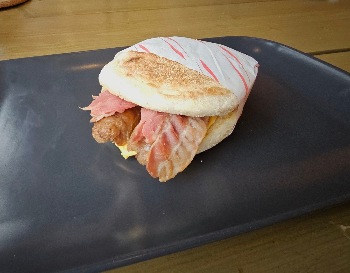 Sausage and Bacon Muffin