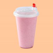 Banana Raspberry Protein Shake 395 Kcal