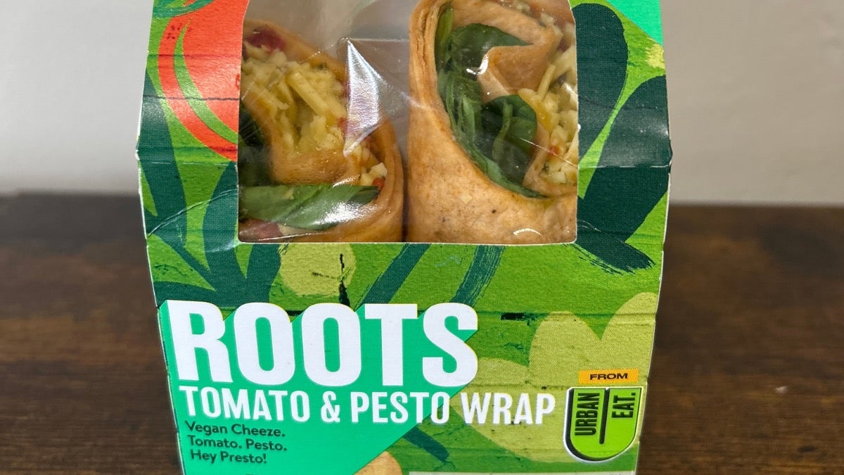 Vegan Tomato and Pesto Wrap