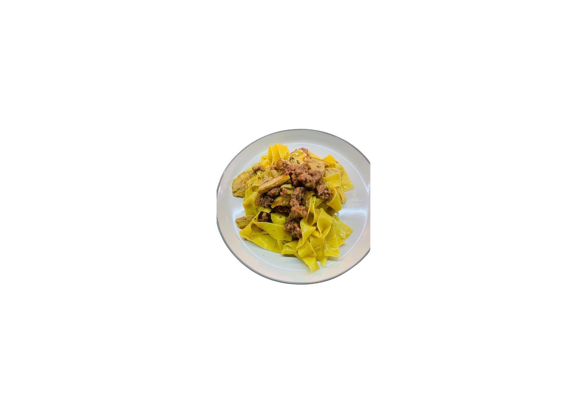 Pappardelle Mushroom & Salciccia