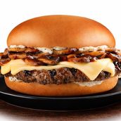 Healthy Swiss Mushroom Burger