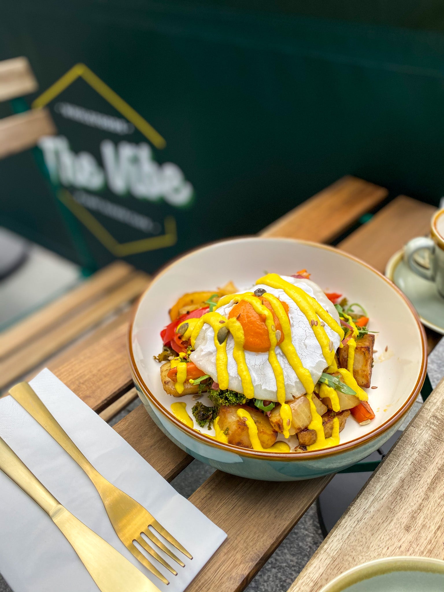 Festive Hash Stack Breakfast