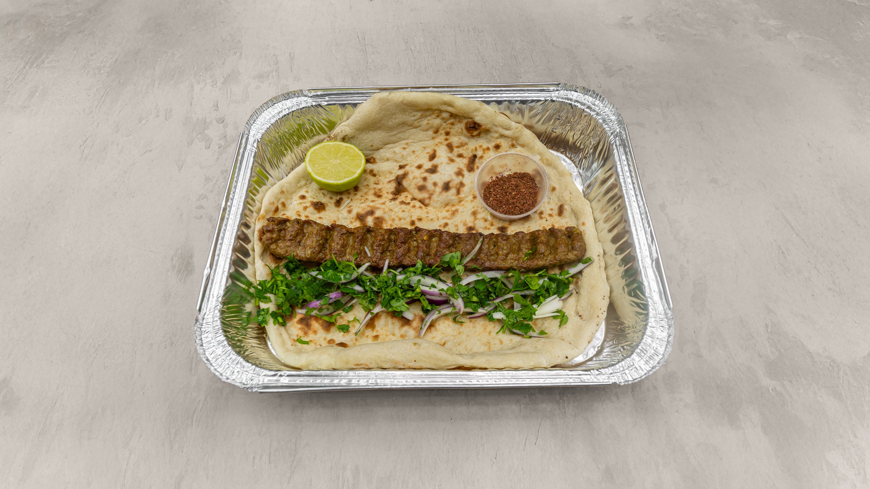 Single Skewer of Koobideh Wrap