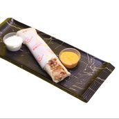 Small Chicken Shawarma Saj Bread