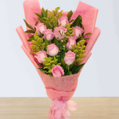 Welcome New Baby Girl Pink Bouquet