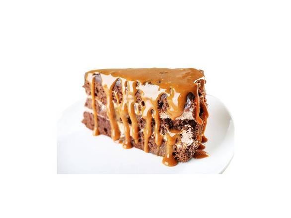 Vegan Caramel Chocolate Cake