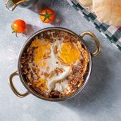 Eggs with Kawarma