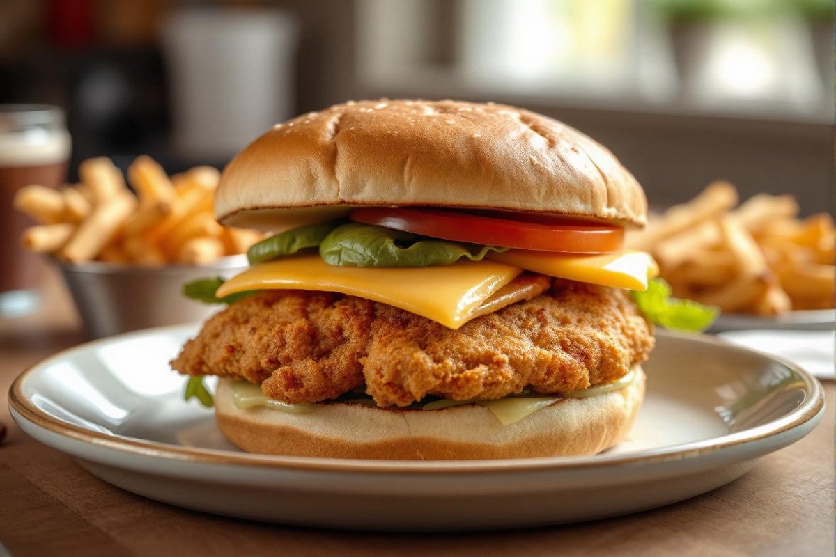 Chicken Steak Burger