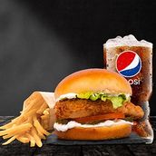 Crispy Chicken Burger Combo