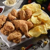 Whole broasted chicken 