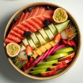 Seasonal fruits platter