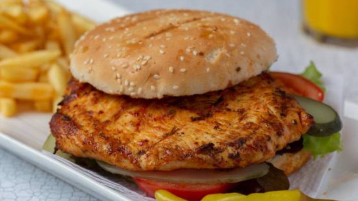 70) Chicken Fillet Burger
