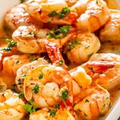 small buttered garlic shrimps