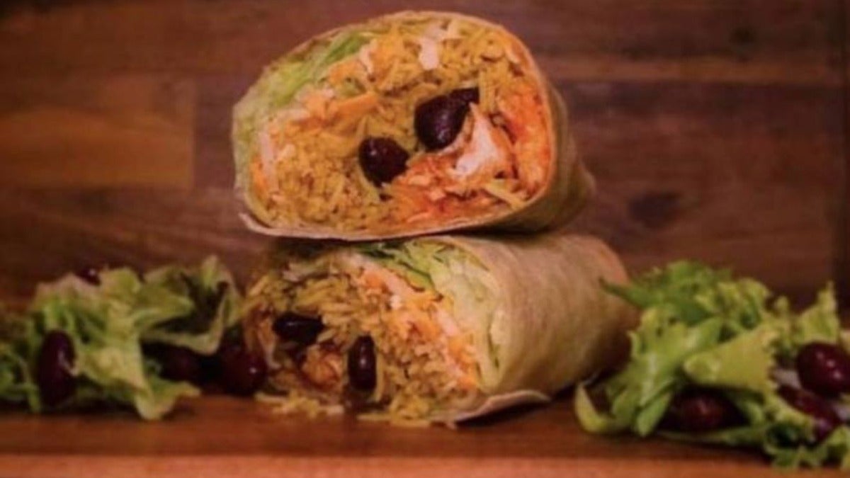 Piri Chicken Burrito