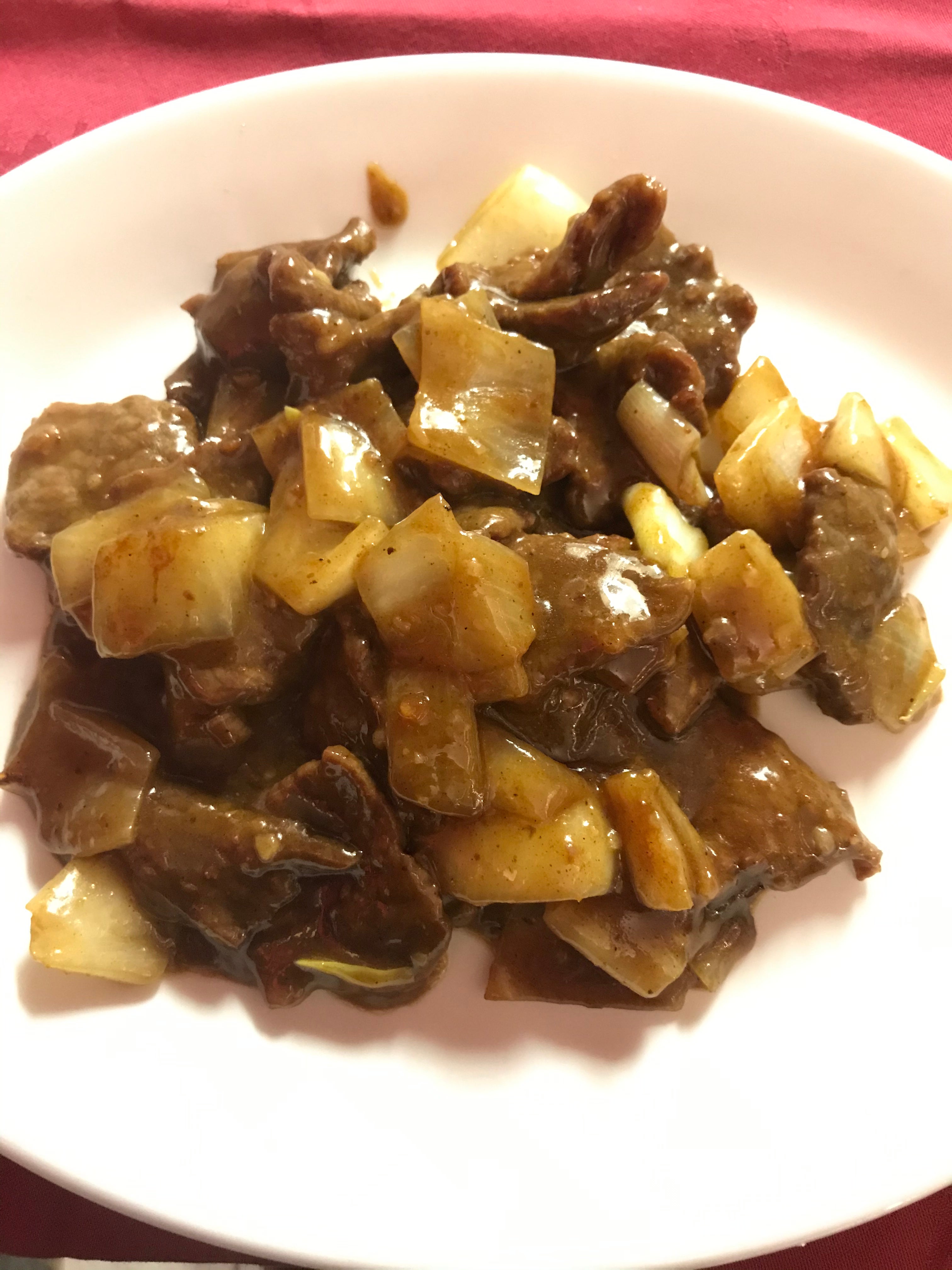Beef in Satay Sauce
