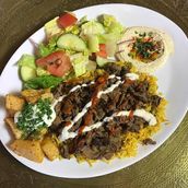 Beef Shawarma Plate