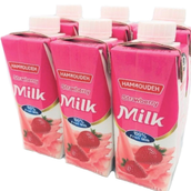 Hammoudeh Milk Strawberry 250 ML 6 Pieces