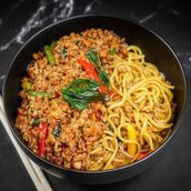 Krapow Chicken Noodle Bowl