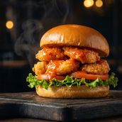 Bang Bang Shrimp Burger