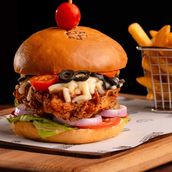 Chicken Piccata Burger