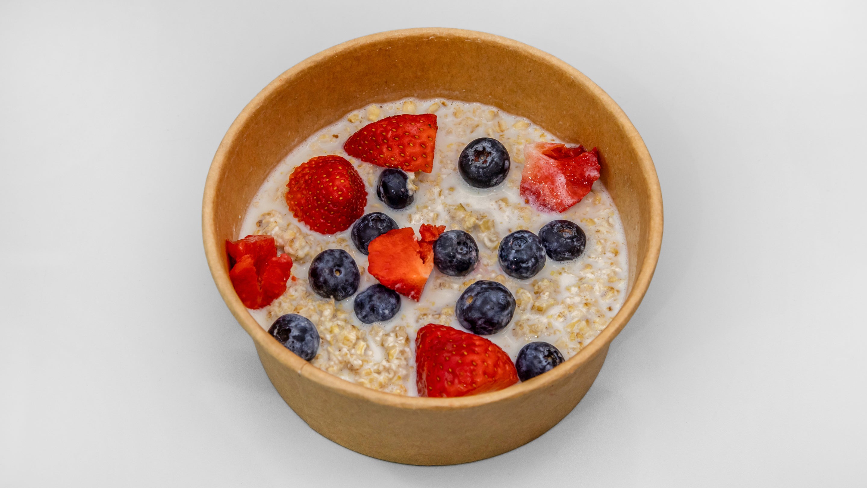 Classic porridge and honey