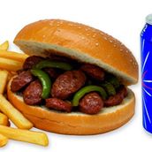 Alexandrian Sausage Burger Combo