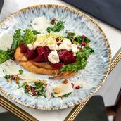 Beetroot & Boursin on Toast