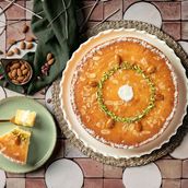 Basbousa with Cream