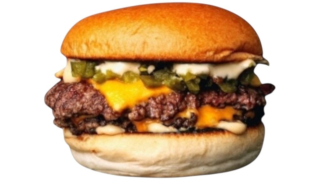 Green Chilli Cheeseburger