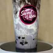 Taro Cheese Cream with Oreo Topping