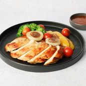 Grilled Chicken With Vegetables / Курица на гриле с овощами