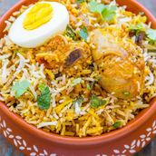 special chicken biryani dish