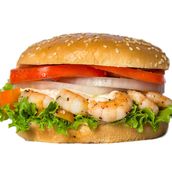 Jumbo Prawns Burger