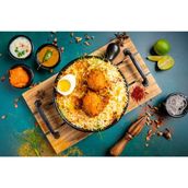 Hyderabadi Egg Dum Biryani