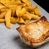 Chicken Mushroom Pie And Chips