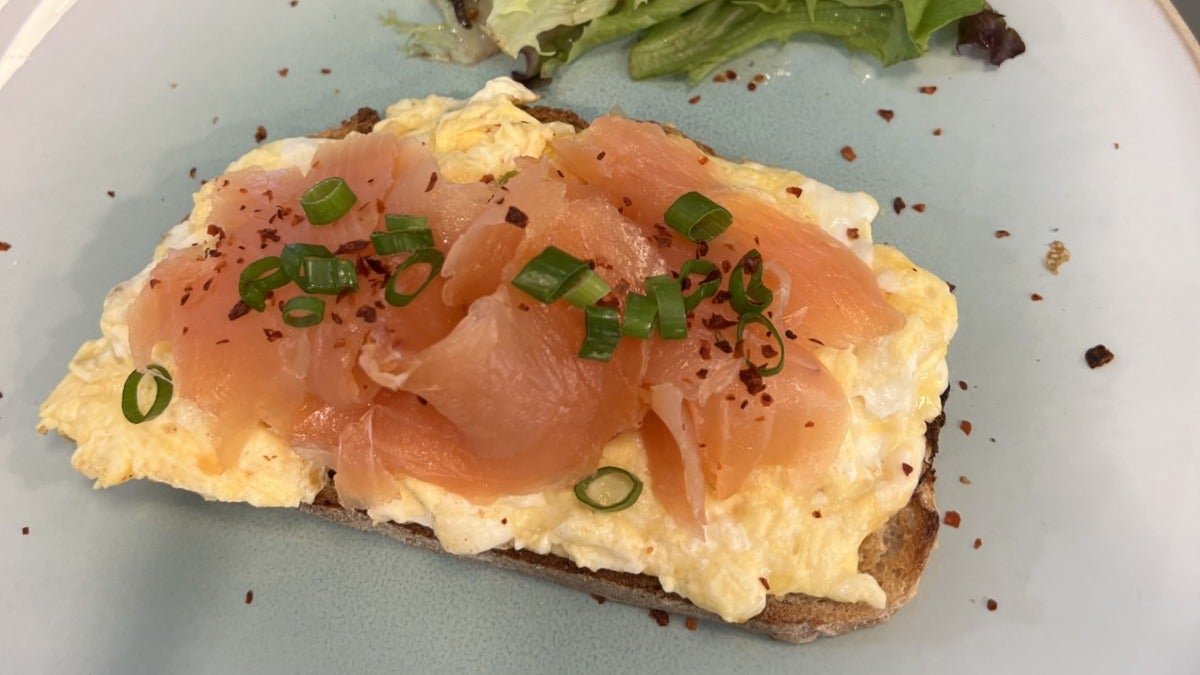 Smoked Salmon on Toast